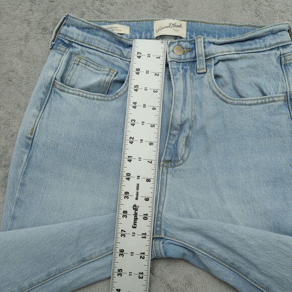 Universal Thread Jeans Women's Size 4S Blue High-Rise Flare Denim 30.5" Inseam - Picture 8 of 16